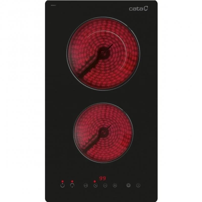 Imagen de Cata TD 3002 BK Placa vitrocerámica 2 zonas 30 cm negra en OfertitasTOP