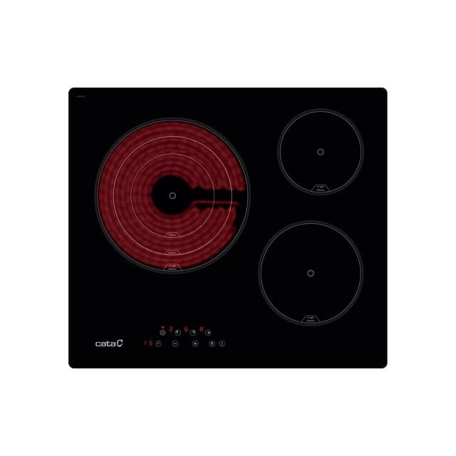 Imagen de Cata TT6003 Placa vitrocerámica 3 zonas de cocción🔥 en OfertitasTOP