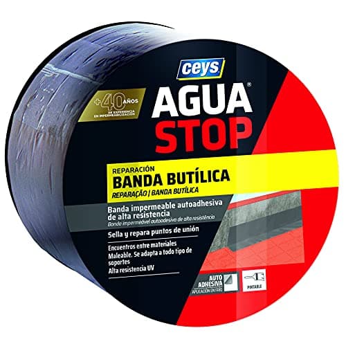 Imagen de Ceys Agua Stop Banda butílica impermeable 10cm x 10m en OfertitasTOP