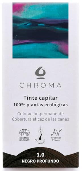 Imagen de Chroma Tinte Capilar Natural Negro Profundo 1.0 🌿 500g en OfertitasTOP