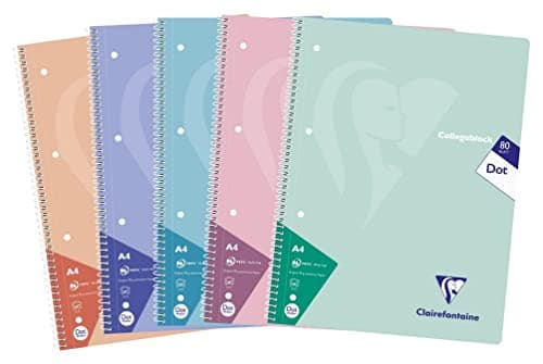 Imagen de Clairefontaine 306253C Pack 5 cuadernos A4 punteado 🎒 en OfertitasTOP