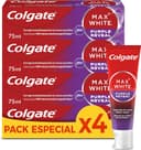 Thumbnail principal de Colgate Max White Purple Reveal Pasta blanqueadora 4 x 75 ml 🪥