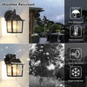 Thumbnail 4 de Comely Lámpara de Pared Exterior IP54 21 cm 🏮
