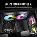 Thumbnail 3 de Corsair iCUE LINK RX140 RGB Starter Kit — 2 ventiladores 🎧