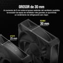 Thumbnail 2 de CORSAIR RS120 MAX Ventiladores 120 mm PWM – Pack Triple 🖤