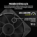 Thumbnail 4 de CORSAIR RS120 MAX Ventiladores 120 mm PWM – Pack Triple 🖤