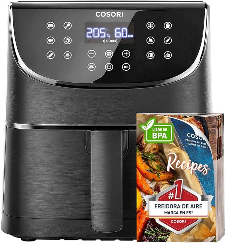 Imagen de COSORI Freidora de Aire 5.5L 1700W 🍟 Eficiencia y Sencillez en OfertitasTOP