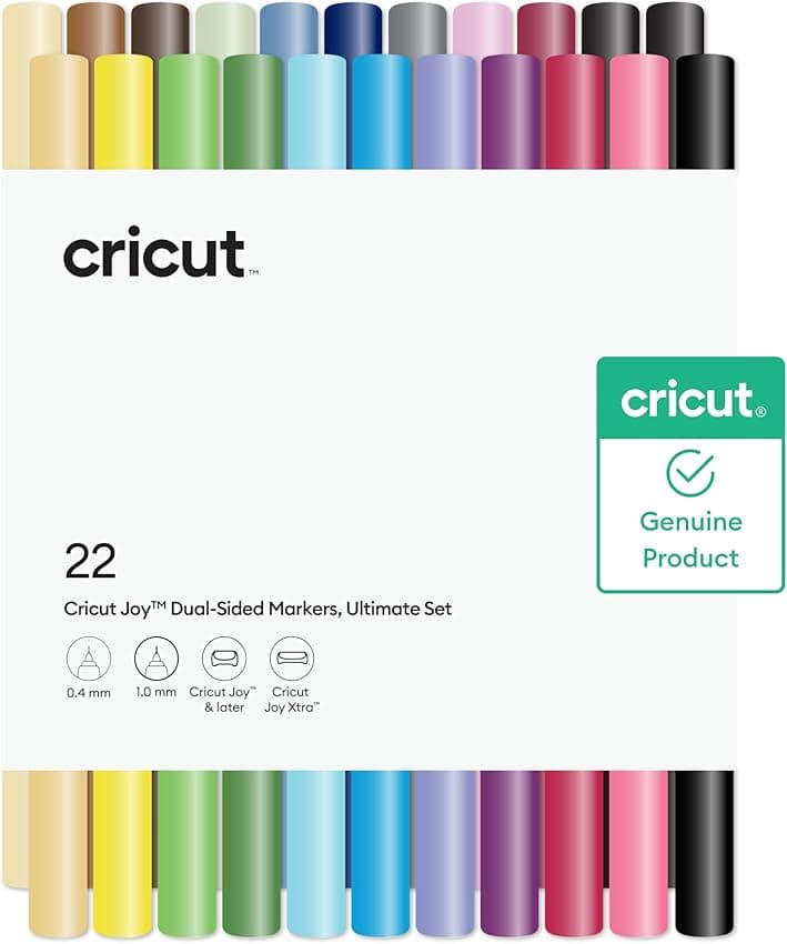 Imagen de Cricut Cricut Joy™ Rotuladores de doble punta, 22 uds. 🖊️ en OfertitasTOP
