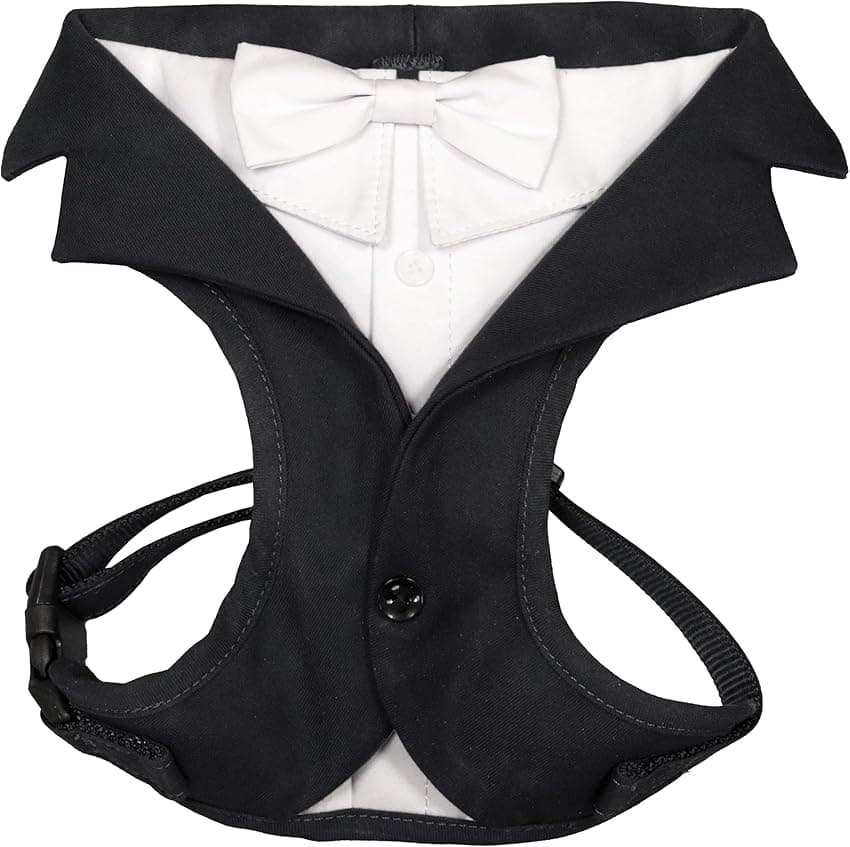 Imagen de Croci Ceremony Groom Arnés ajustable negro S/35–45 cm 🐕 en OfertitasTOP