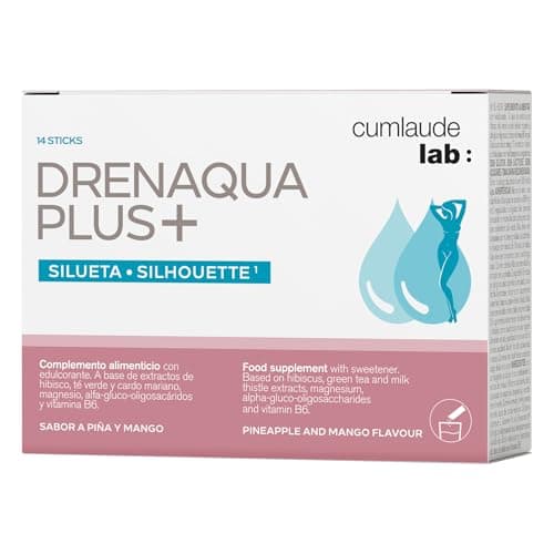 Imagen de Cumlaude Lab Drenaqua Plus+ 14 sticks, drenaje y retención de líquidos 💊 en OfertitasTOP