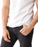 Thumbnail 2 de Diesel Pulsera de Hombre en Acero Inoxidable Plateado ⚪