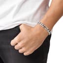 Thumbnail 5 de Diesel Pulsera de Hombre en Acero Inoxidable Plateado ⚪