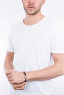 Thumbnail 4 de Diesel Pulsera de hombre cuentas semipreciosas, negro y plata ⌚