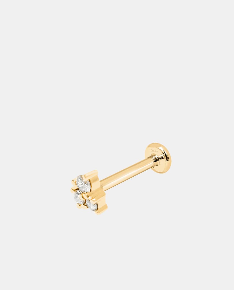 Imagen de Djula Piercing Fairytale de oro y diamantes en OfertitasTOP