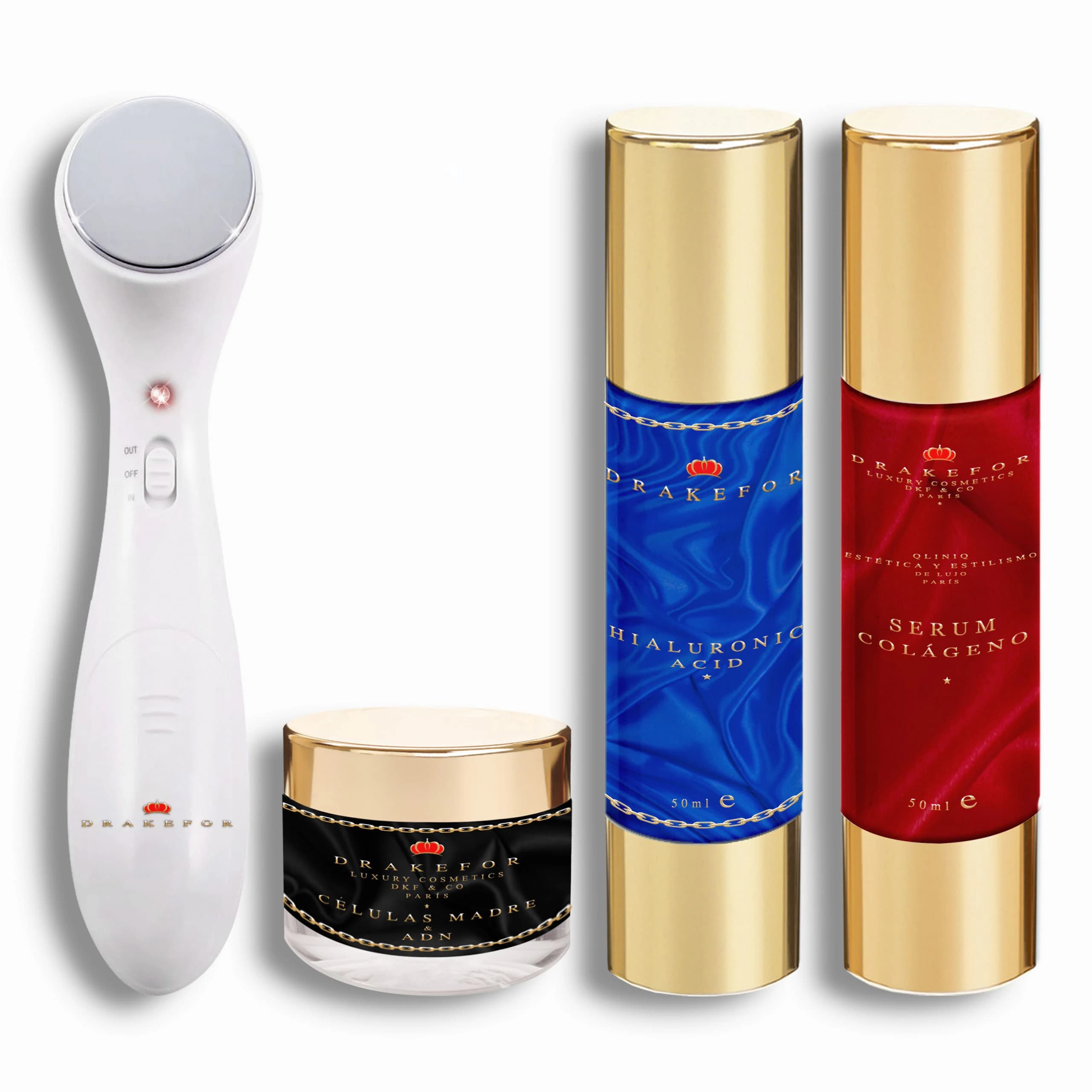 Imagen de Drakefor DKF-408 masajeador facial iónico 3 cabezales en OfertitasTOP