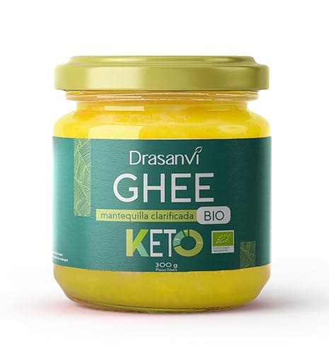Imagen de Drasanvi KETO Mantequilla Ghee de pasto Bio, 300 g, saludable y digestión fácil en OfertitasTOP