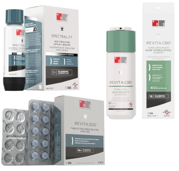 Imagen de DS.Laboratories Alopecia por Estrés Spectral F7 60 ml + Champú 205 ml 💊 en OfertitasTOP