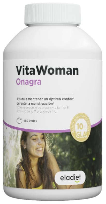 Imagen de Eladiet VitaWoman Aceite de Onagra 450 perlas en OfertitasTOP