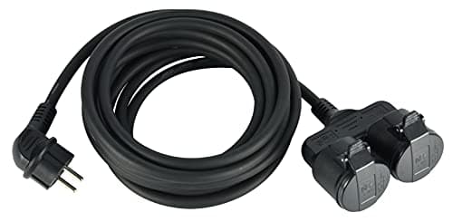 Imagen de Electraline 55093 Cable alargador 5 m Schuko para exterior 🛠️ en OfertitasTOP
