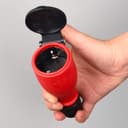 Thumbnail 5 de Electraline 92389 Paquete 3 clavijas Schuko IP54, rojo 🔌