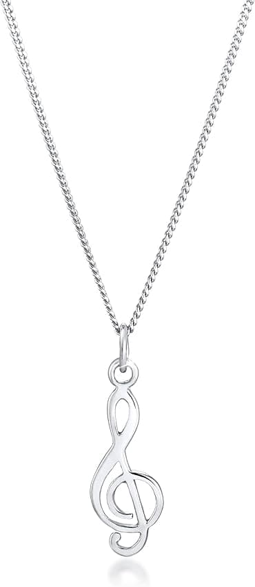 Imagen de Elli Collar Clave mujer en plata 925 💍 en OfertitasTOP