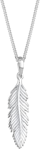 Thumbnail principal de Elli Collar Mujer Colgante Pluma Juguetón Plata 925