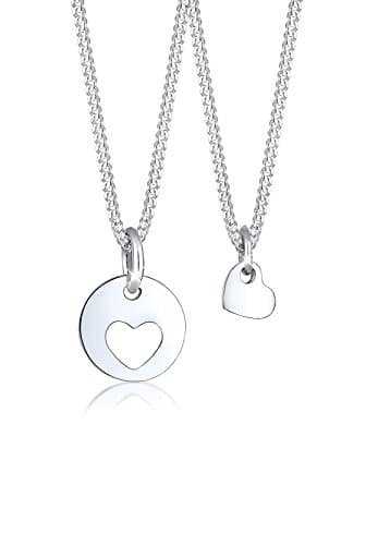 Imagen de Elli Collar Mujer Conjunto Corazón Plata 925 📿 en OfertitasTOP