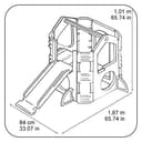 Thumbnail 3 de FEBER Activity Park centro de actividades con tobogán para 3–7 años 📷