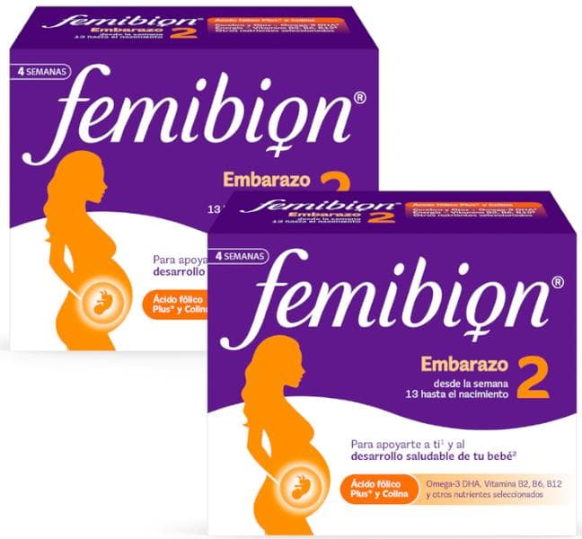 Imagen de Femibion 2 Embarazo multivitaminas 2x28 cápsulas y 28 comprimidos 💊 en OfertitasTOP