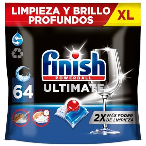 Imagen de Finish Powerball Ultimate All in 1 — 64 pastillas 🚿 en OfertitasTOP