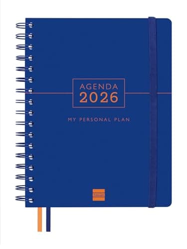 Imagen de Finocam Agenda Tempus Semana vista vertical 16 meses 📒 en OfertitasTOP