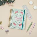 Thumbnail 1 de Finocam Agenda The Flower Journal 1 día página 2025-2026 Verde