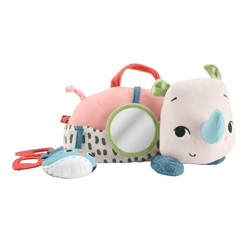 Imagen de Fisher-Price HYR55 Pequeño rinoceronte sensorial para bebé 🧸 en OfertitasTOP