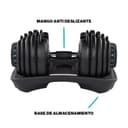 Thumbnail 3 de Fitness Tech Juego de mancuernas ajustables 2,5–24 kg 🏋️