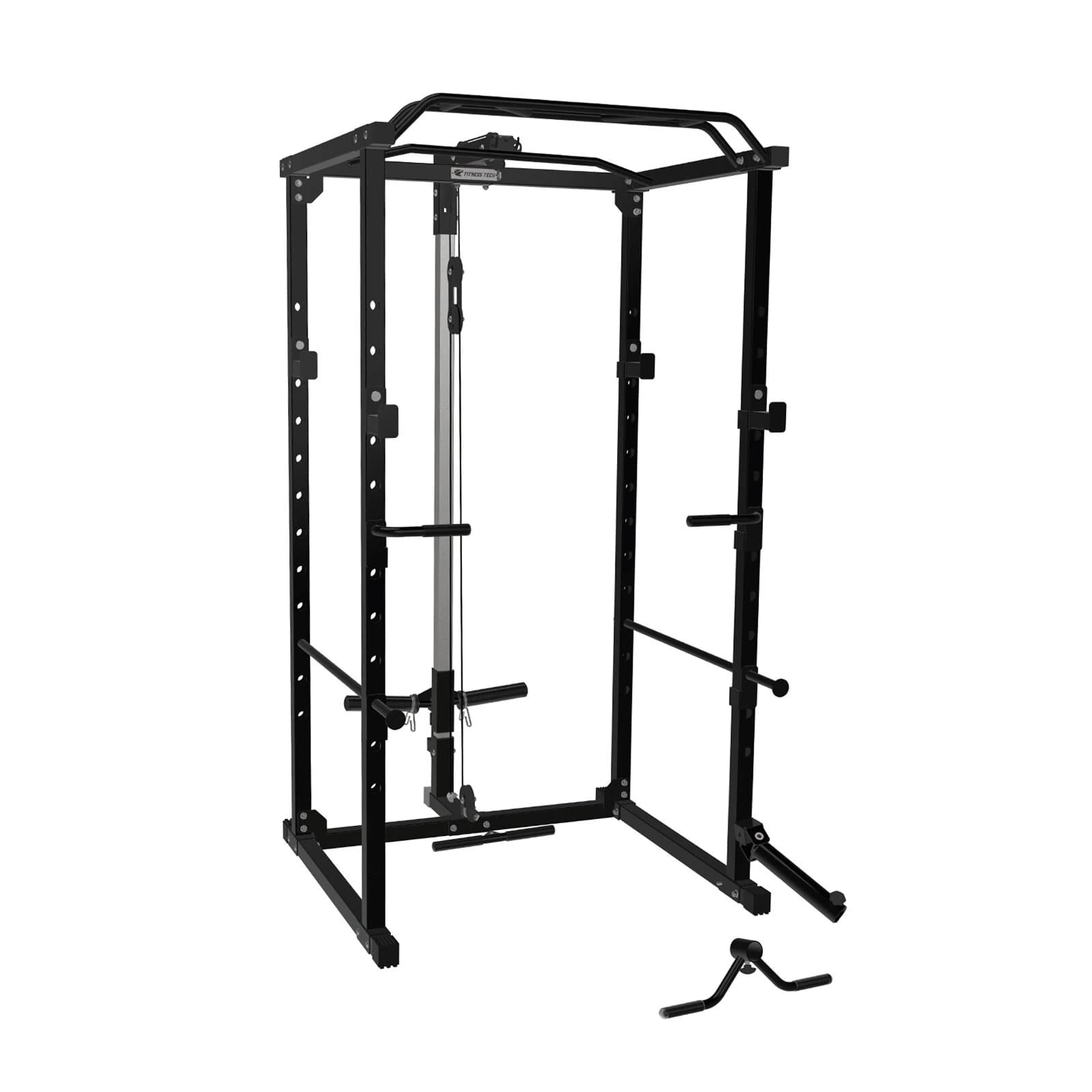 Imagen de Fitness Tech Power Rack jaula de sentadillas con poleas 🏋️ en OfertitasTOP