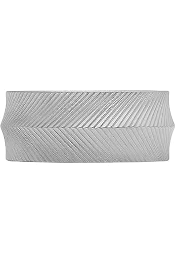 Imagen de Fossil Anillos anillo acero inoxidable plateado 1 unidad en OfertitasTOP