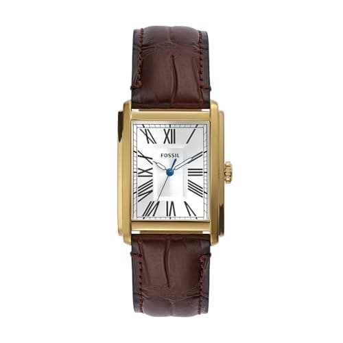 Imagen de Fossil Carraway Reloj de cuarzo 3 manecillas, marrón ⌚ en OfertitasTOP
