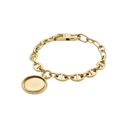 Imagen de Fossil Heritage Legacy Charm JF04801710 pulsera dorada Única 💍 en OfertitasTOP