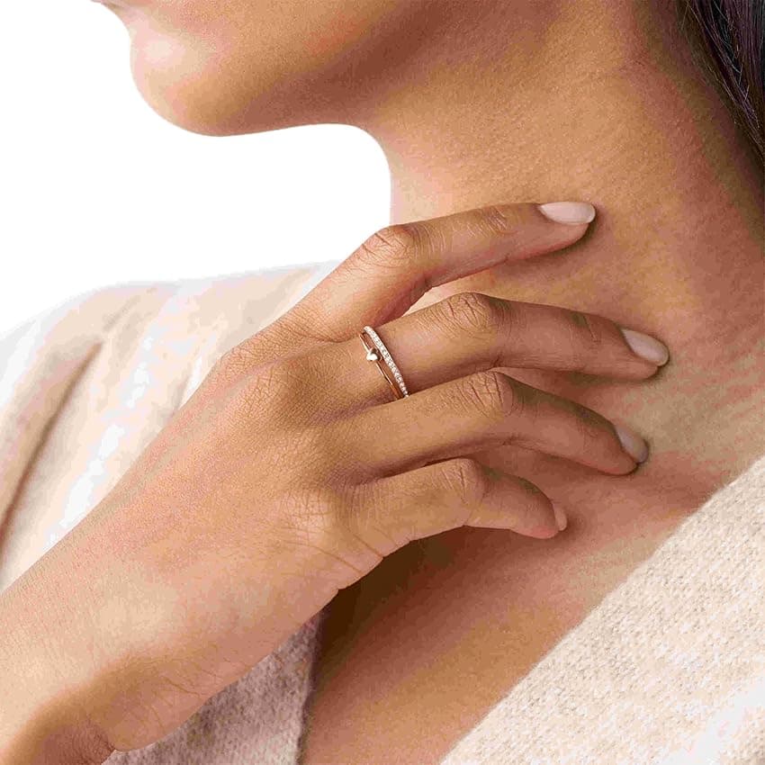 Imagen de Fossil JF03460791 anillo oro rosa 21,5 mm en OfertitasTOP