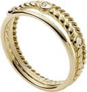 Thumbnail principal de Fossil JF03801710 Anillo vintage de acero 7,4 mm 💍