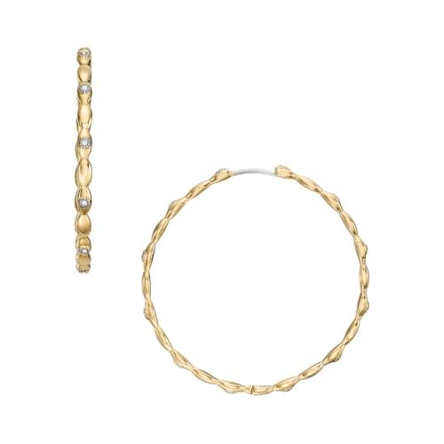 Imagen de Fossil Sutton Evil Eye JF04817710 pendientes aro dorados ⌚ en OfertitasTOP