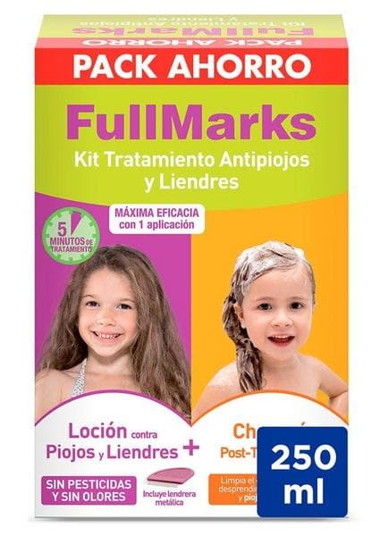 Imagen de Fullmarks Kit Loción Antipiojos + Champú Post Tratamiento 100 ml en OfertitasTOP