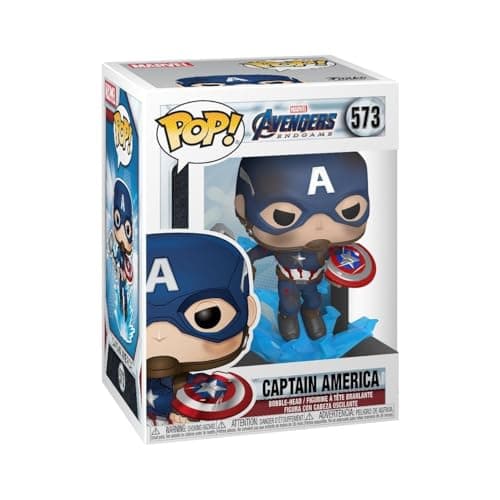 Imagen de Funko Pop! Captain America with Broken Shield & Mjolnir — figura vinilo en OfertitasTOP