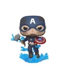Thumbnail 1 de Funko Pop! Captain America with Broken Shield & Mjolnir — figura vinilo
