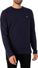 Thumbnail 5 de GANT Camiseta Reg Shield LS camiseta XS 1 unidad 🧵