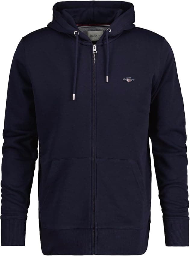 Imagen de GANT Reg Shield Sudadera capucha Azul Noche XXS 👕 en OfertitasTOP