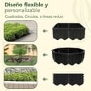 Thumbnail 6 de GARDENIX Borde de césped 5,15 m negro