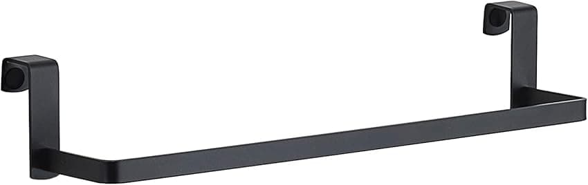 Imagen de Gedy Tosca toallero de acero inoxidable negro mate sin taladro en OfertitasTOP