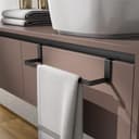 Thumbnail 3 de Gedy Tosca toallero de acero inoxidable negro mate sin taladro