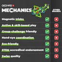 Thumbnail 10 de Geomag Mechanics Gravity Loops & Turns — 130 piezas 🧩